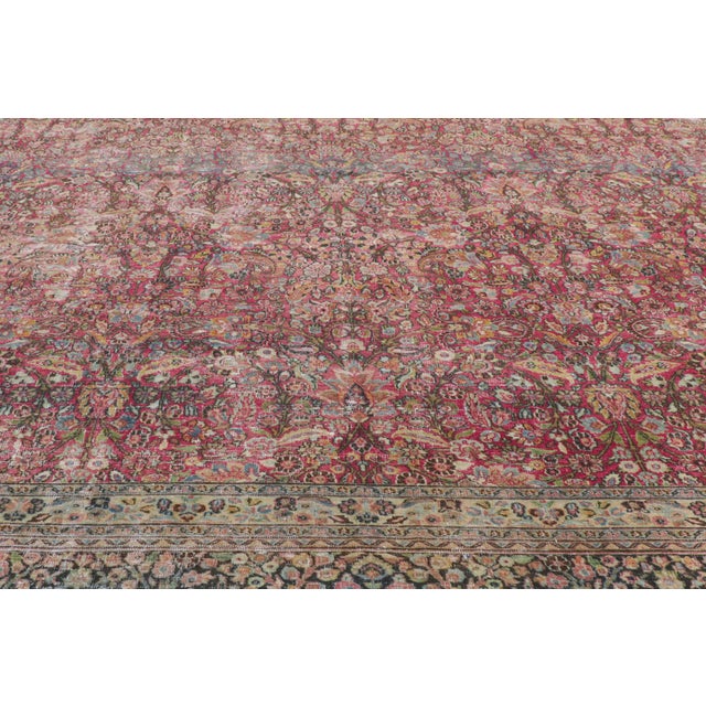 Antique Persian Khorassan Rug, 11'10 X 18'08 For Sale - Image 4 of 10