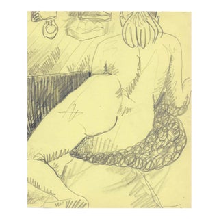 1970s James Bone Reclining Female Nude For Sale