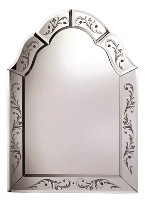 Venetian Mirror Murano Glass "Arlecchino" by Fratelli Tosi