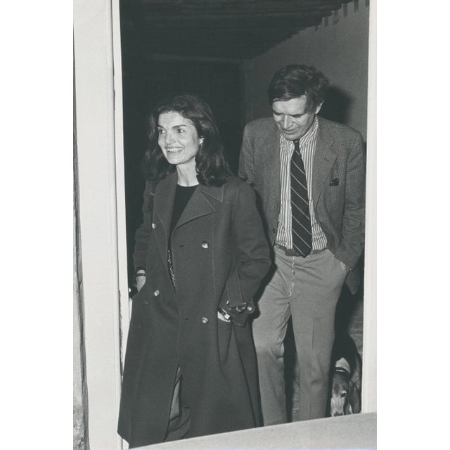 Jackie Kennedy, Black and White Photograph, 1975 For Sale - Image 4 of 4