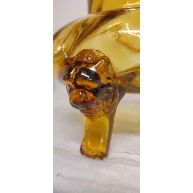 Art Deco Vase in Glass, Spain, 1940s For Sale - Image 6 of 12
