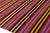Turkish 1950s Large Bohemian Striped Kilim For Sale - Image 3 of 9