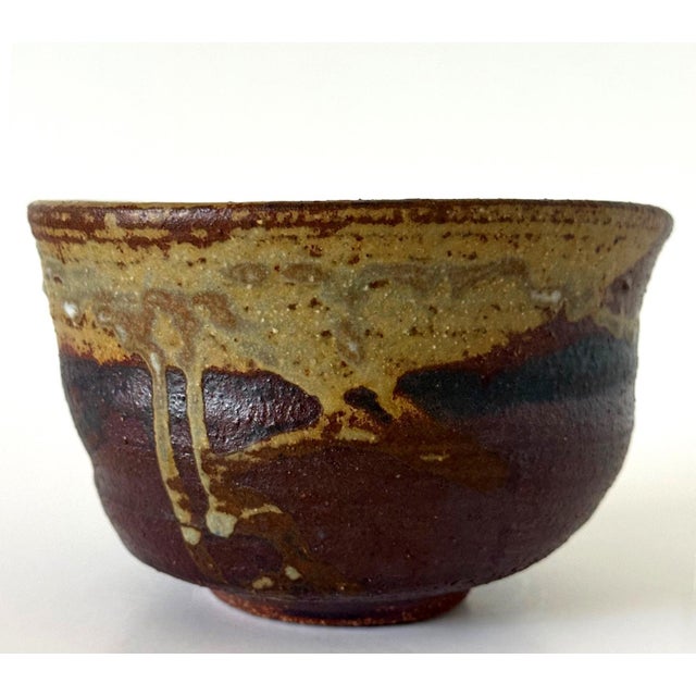 Toshiko Takaezu Brilliant Clog-Form Ceramic Tea Bowl by Toshiko Takaezu For Sale - Image 4 of 16