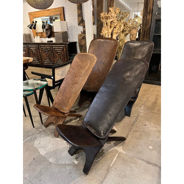 Mid 20th Century Vintage Senufo Stargazer Chair For Sale - Image 5 of 5