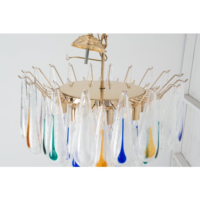 Mid-Century Modern 1960s Mid-Century Modern Murano Blown Glass Chandelier For Sale - Image 3 of 13