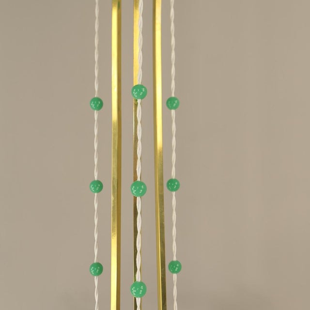 Gold Chandelier from Wiener Werkstätte, 1920s For Sale - Image 8 of 12