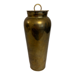 Vintage Small Brass Urn With Lid