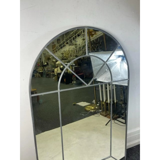 Carvers' Guild 1970s Carol Canner Modern Colonial Arch Mirror For Sale - Image 4 of 8