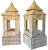 Traditional Pair of Rattan Pagoda Lanterns in Coastal Chinoiserie Style – 16” X 6” X 6” For Sale - Image 3 of 5