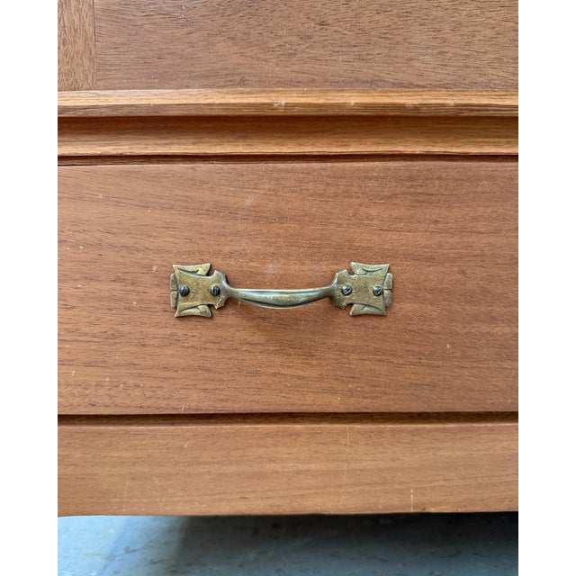 Large Art Nouveau Bonnetière in Mahogany, 1890s For Sale - Image 12 of 14