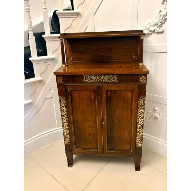 Antique Regency Mahogany Chiffonier or Side Cabinet, 1820 For Sale - Image 15 of 15