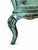 Wood French Provincial Green Bombé Chest – Distressed Patina – Brass Hardware For Sale - Image 7 of 8