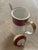 Ceramic 1980s Mikasa Bone China Coffee/Tea Pot Set With Creamer & Sugar Container in Mikasa Egyptian Terracotta Pattern - Set of 3 For Sale - Image 7 of 10