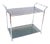 1970s Mid-Century Chrome and Smoked Glass Bar Cart For Sale