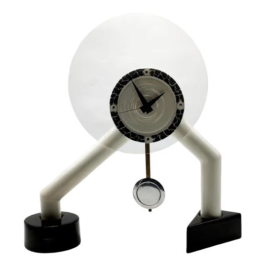 Ceramic Table Clock from Dalla Bassa Maria, Italy, 1980s For Sale