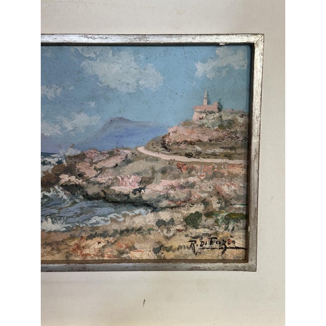 Di Fazio, Italian Naval Scene, 1950s, Oil on Cardboard For Sale - Image 5 of 8