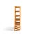 Brown Kurt Østervig Style Mid Century Teak Bookshelf Room Divider For Sale - Image 8 of 9
