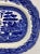 Antique Scalloped Edge Blue Willow Serving Platter Made in England - Circa 19th Century For Sale - Image 4 of 11