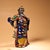 Traditional Gilt Bronze Cloisonné Enamel Figure of Guan Yu For Sale - Image 3 of 9