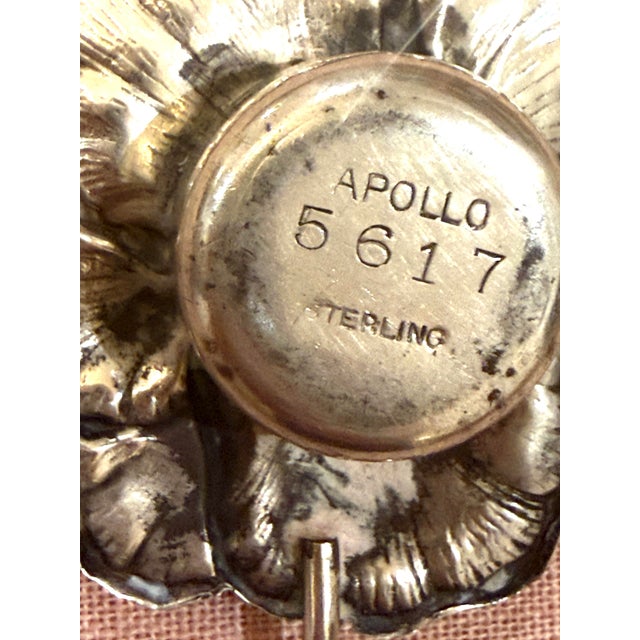 Mid 20th Century Sterling Flower Salt & Pepper Shakers For Sale In Miami - Image 6 of 12