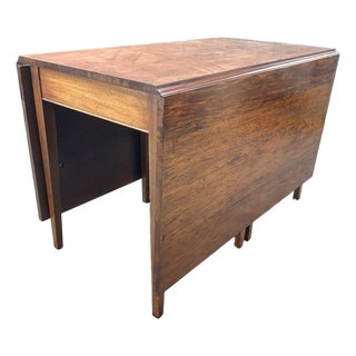 Antique Mahogany Drop Leaf Dining Table | Expandable 72" Gateleg Table, Chippendale Style For Sale