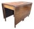 Antique Mahogany Drop Leaf Dining Table | Expandable 72" Gateleg Table, Chippendale Style For Sale