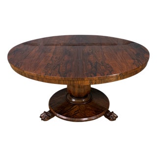 Early Victorian Rosewood Loo Table For Sale