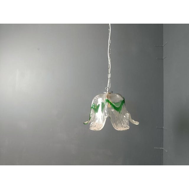 Vintage Murano Glass Pendant Light from Mazzega, 1960s For Sale - Image 10 of 16