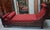 Empire Restoration Style Chaise Longue or Recamier in Flame Mahogany, in Good conditions. Designed before 1890