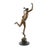 Bronze Flying Mercury Sculpture After Giambologna on Black Marble Base For Sale - Image 4 of 9