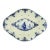 1949 Royal Delft De Porceleyne Fles Hand-Painted Delft Blue Maritime Platter For Sale