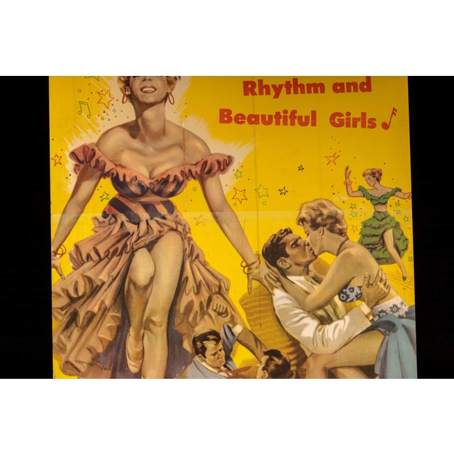 1950s Vintage “Panama Sal” Movie Theater Billboard Poster For Sale - Image 5 of 7