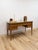 American of Martinsville Vintage MCM Desk W/ Glass Top Four Drawers Transitional For Sale - Image 11 of 18