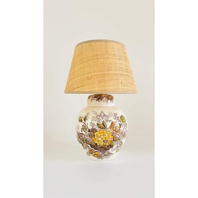 Antique Masons Ascot Lamp For Sale - Image 6 of 6