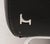 Metal Nicoletti "Simon" Black Leather Three-Seat Sofa For Sale - Image 7 of 9