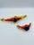 Ruby Red Mid 20th Century Ruby & Gold Murano Art Glass "Gondola" Sculptures - Set of 2 For Sale - Image 8 of 13