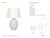 AERIN by Visual Comfort Signature Idalia 28" Sculpted Table Lamp in Glossy White Crackle with Linen Shade Designer: AERIN...