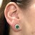 Natural Emerald Diamond Earrings 14k Gold 3.02 TCW Certified For Sale In New York - Image 6 of 12