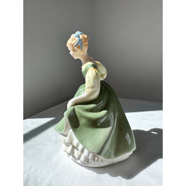 English Mid 20th Century Royal Doulton Figurine ~ “Fair Maiden” ~ Hn 2211 For Sale - Image 3 of 12