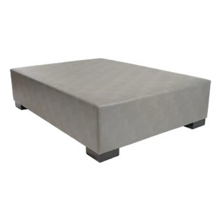 Contemporary Stewart Furniture 593 Block Ottoman or Table For Sale