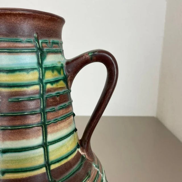 Fat Lava Pottery Vase from Bay Ceramics, Germany, 1970s For Sale - Image 10 of 18