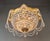 1900 - 1909 1900s Baroque Revival Crystal Chandelier Brass Basket Form Restored Historicism For Sale - Image 5 of 13
