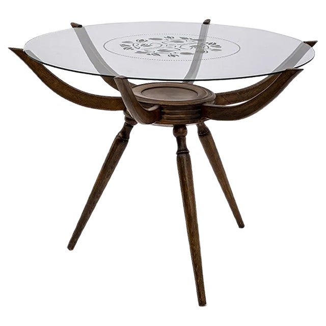 Mid-Century Modern Spider Coffee Table by Carlo De Carli, Italy, 1950s For Sale