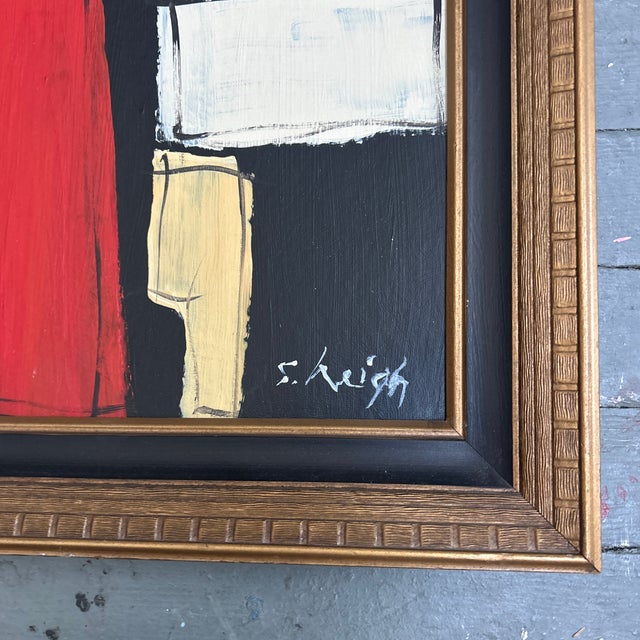 Abstract Contemporary Original Abstract Painting by Stephen Heigh “Urban Development” For Sale - Image 3 of 5