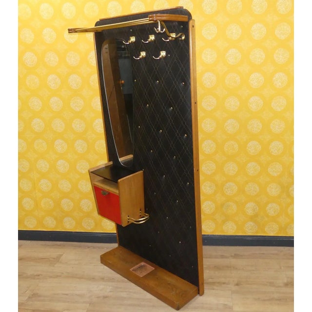 Coat and Hat Rack with Umbrella Stand and Mirror Box from Verralux, 1960s For Sale - Image 13 of 13