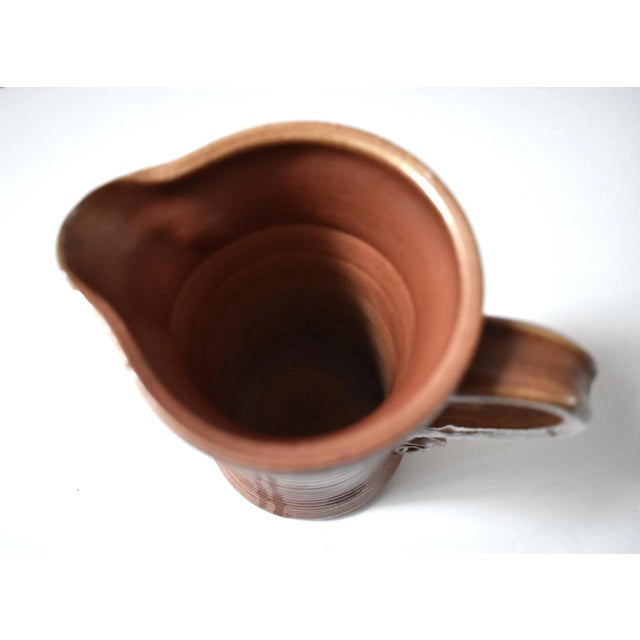 Vintage Art Pottery Pitcher For Sale In San Francisco - Image 6 of 9