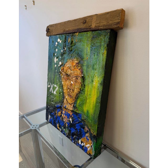 2000 - 2009 Incredible Abstract Portrait Painting by Vladimir Prodanovich For Sale - Image 5 of 12