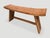 Wood Andrianna Shamaris Minimalist Teak Wood Bench For Sale - Image 7 of 18