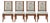 Circa 2010 French Regency Style Mahogany-Finish Upholstered Dining Chairs – Set of 4 For Sale