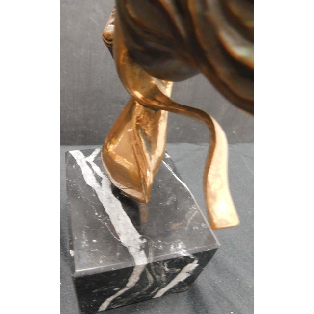 Sunol Alvar "Pareja" Bronze Sculpture With Granite Base Signed For Sale - Image 9 of 14